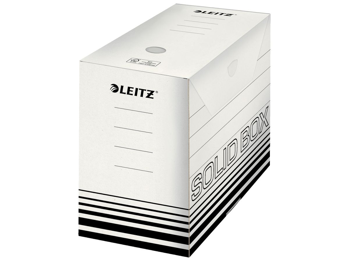 LEITZ Solid Box A4 6129-00-01 blanc 150x257x330mm (4002432117871)