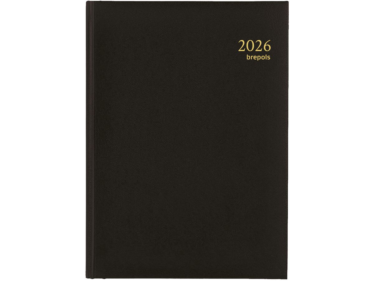 BREPOLS Agenda Euro Lima 2026 0.224.1256 1G/1P nero 14.8x21cm (5412303005586)