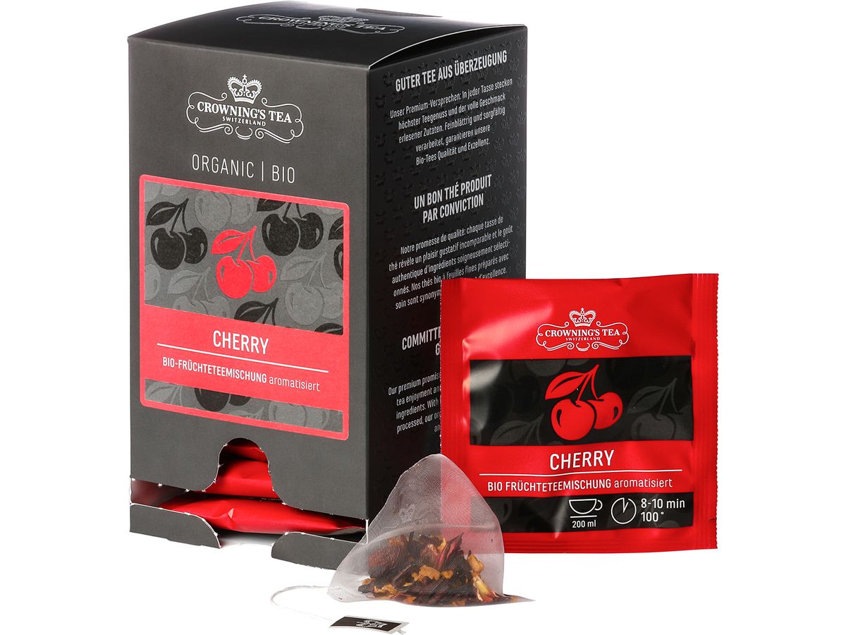 CROWNING'S Bio Cherry 105544 Pyramide 2.5g, 15 Stk. (7611259270170)