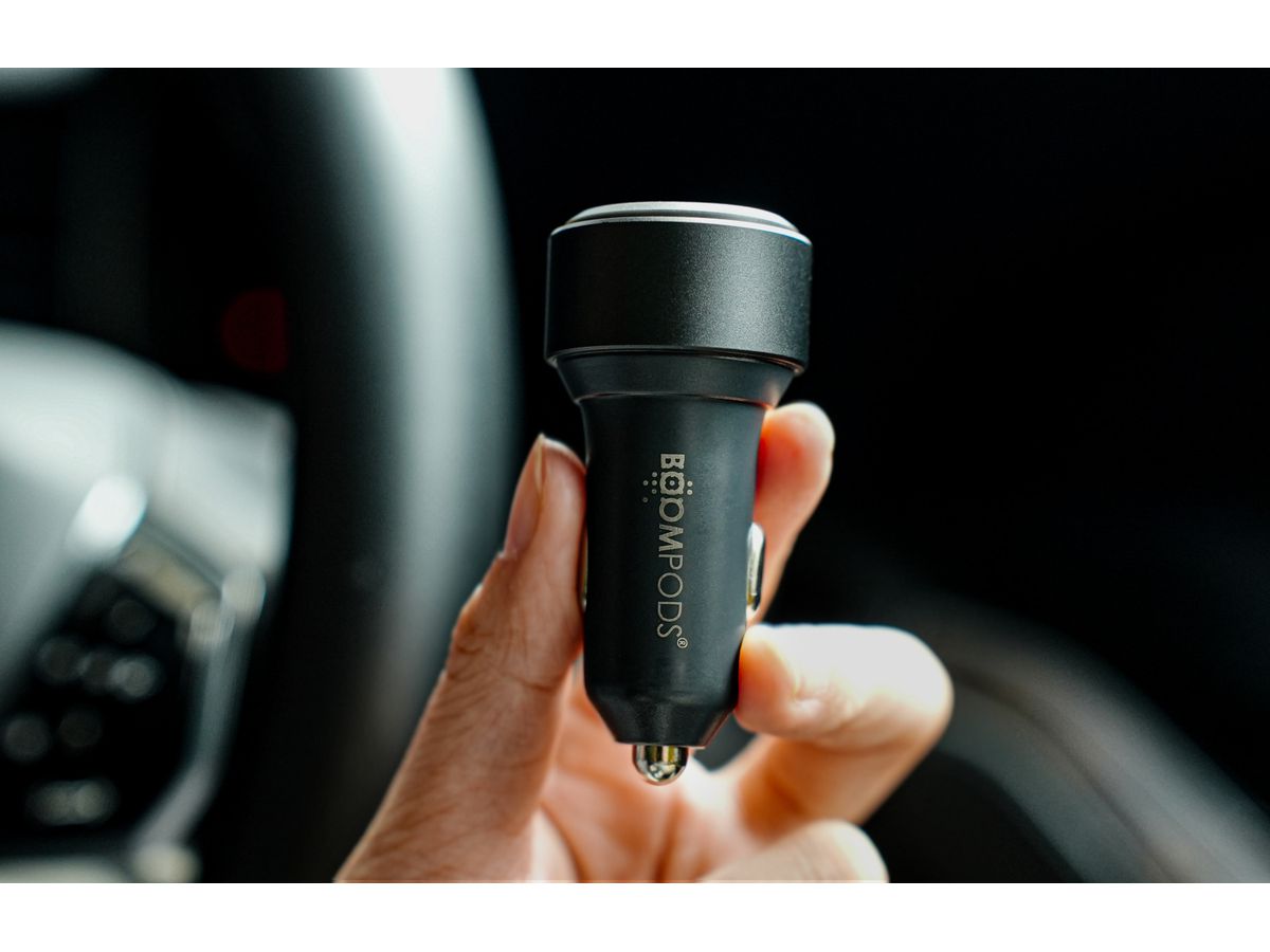 BOOMPODS Boomtag Car Charger TCARUN Universal grey (5060746171865)