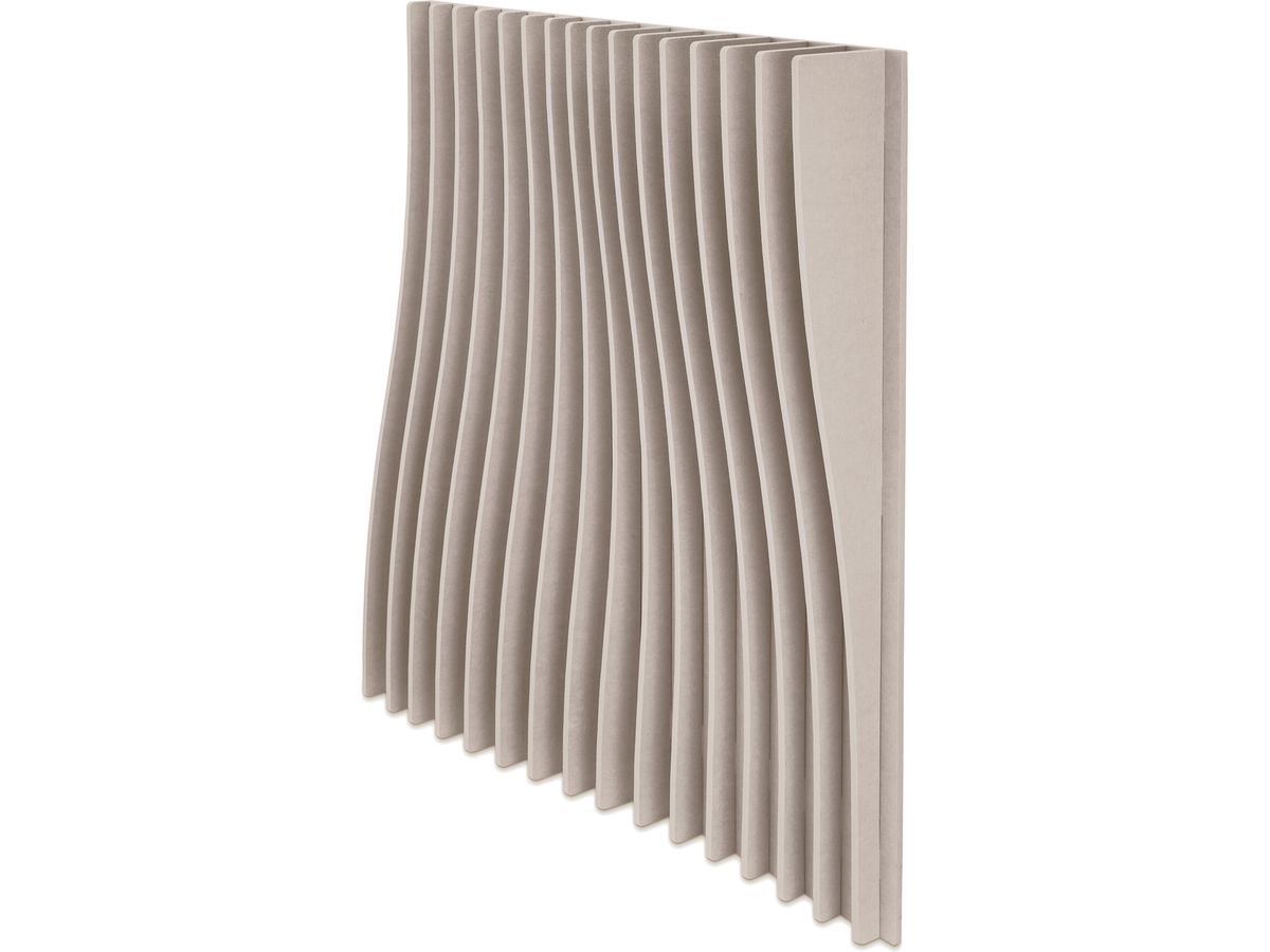 SUONO Panneaux muraux 120x120x16cm 3333.U12.4400 BLADES, brun (7640439765465)