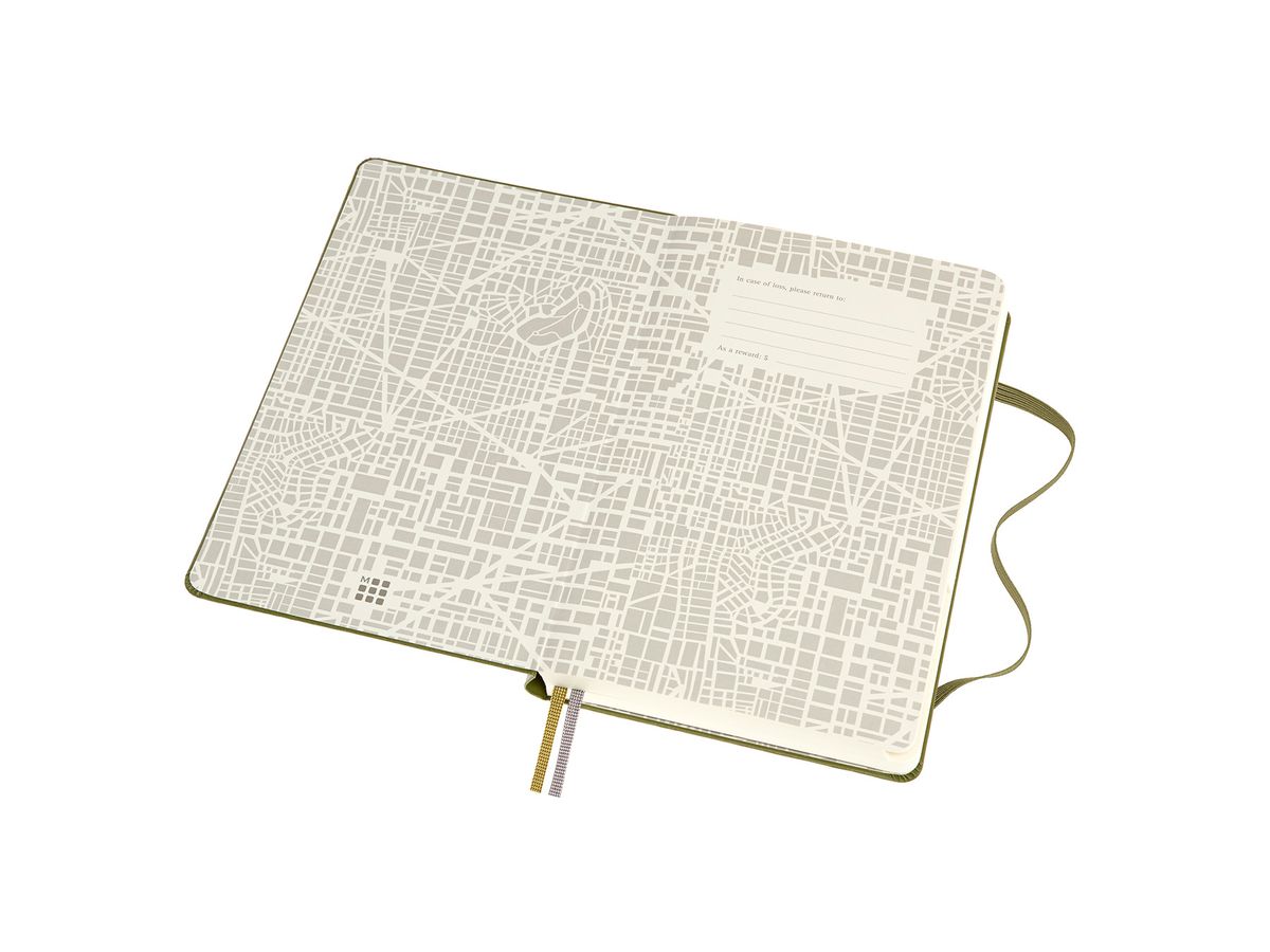 MOLESKINE Taccuino 21,4x13,2cm 620268 verde scuro, 400 pagine (8058647620268)