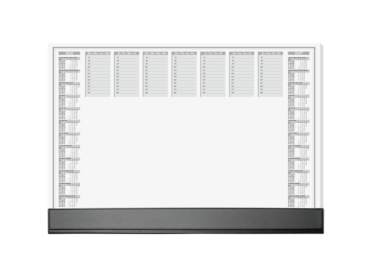 SIGEL Schreibunterlage Office 26/27 H6365 D/E/F/NL 40 Blatt 59.5x41cm (4004360767197)