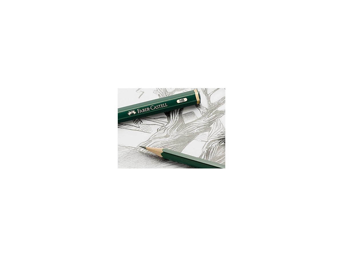 FABER-CASTELL Bleistift CASTELL 9000 H 119011 (4005401190110)