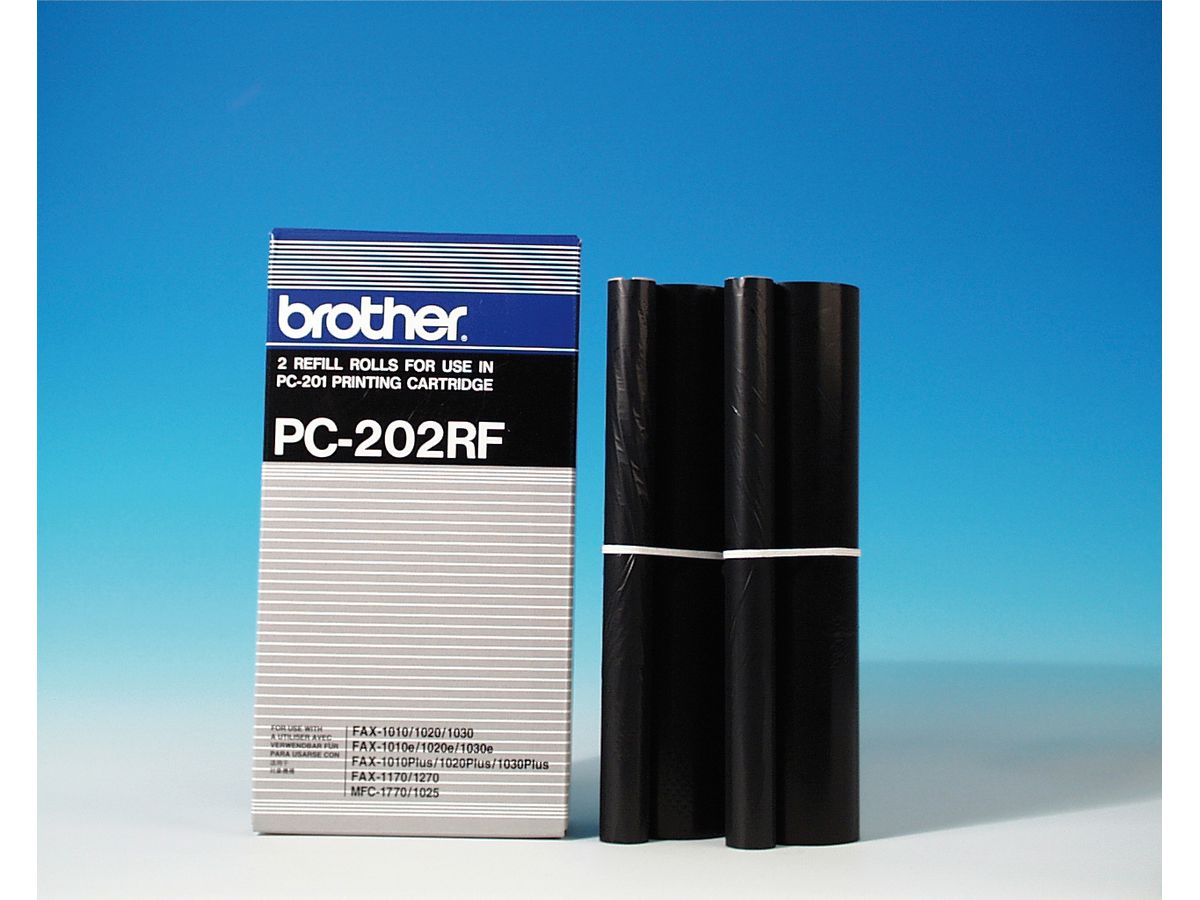 BROTHER Film refill PC-202RF Fax-1010 2 rouleaux (4977766054065)