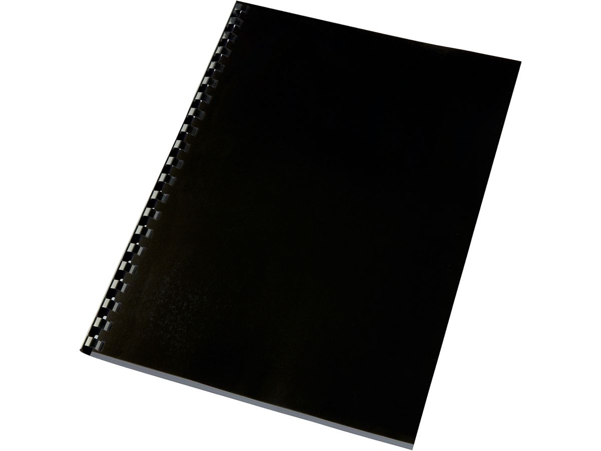 GBC HiGloss Umschlagmaterial A4 CE020010 schwarz, 250g 100 Stück (8019152802006)