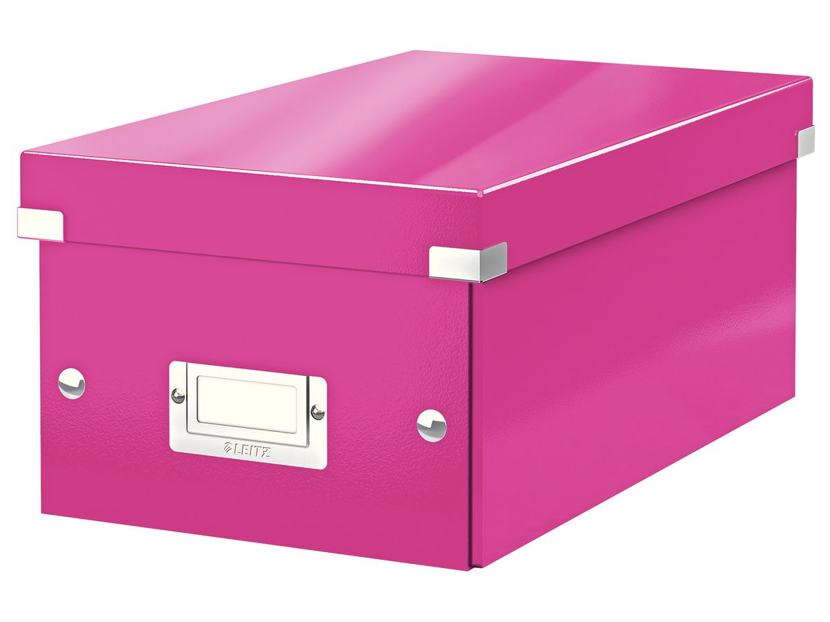 LEITZ Click&Store WOW DVD-Ablagebox 60420023 pink 206x147x352mm (4002432103713)