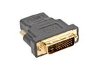ROLINE DVI-D (24+1) - HDMI Adapter 12.03.3116 Black, ST/BU, 1080p (7611990189076)