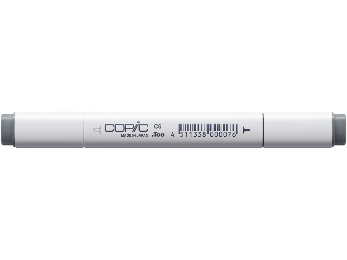 COPIC Marker Classic 2007583 C-6 - Cool Grey No.6 (4511338000076)