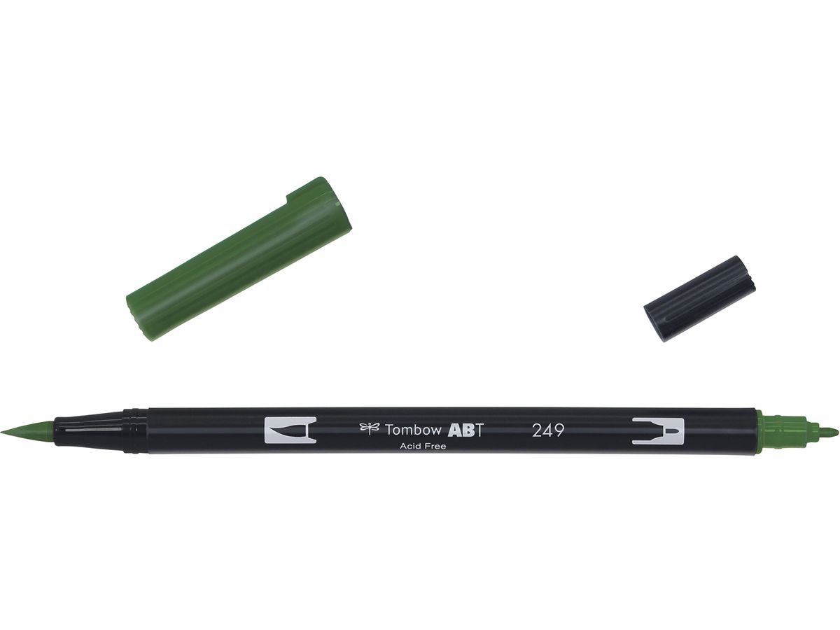 TOMBOW Dual Brush Pen ABT 249 hunter green (4901991901382)
