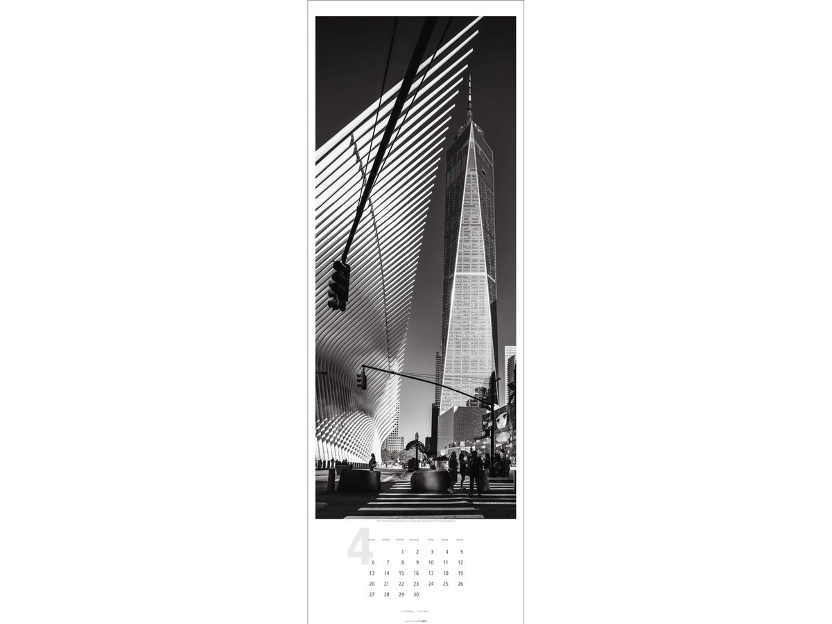WEINGARTEN Bildkalender 2026 2951600+26 New York XXL DE 34x98cm (9783839901618)