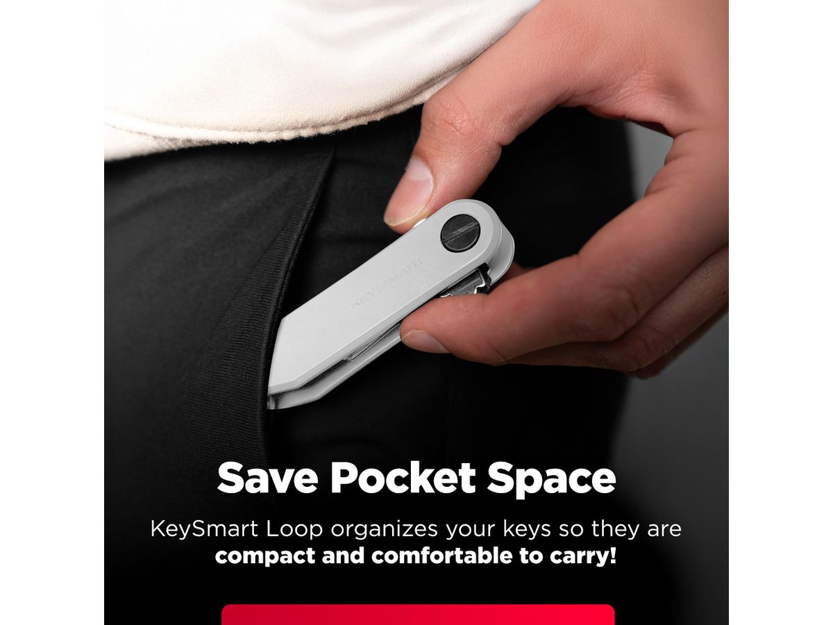 KEYSMART Loop Key Holder KS044-WHT White (0810024054121)