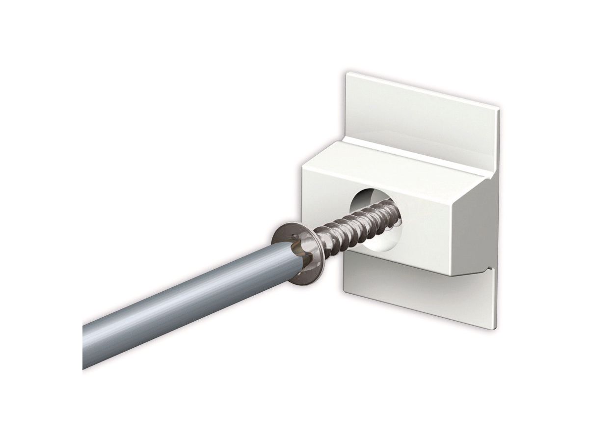 MAUL Klemmleiste MAULgrip 100cm 19.50 weiss, Alu (4002390077187)