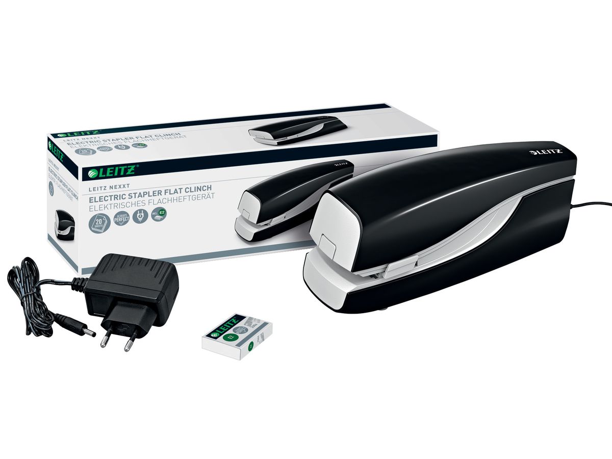 LEITZ Elektrohefter NeXXt 5533 55330095 schwarz 20 Blatt (4002432399215)