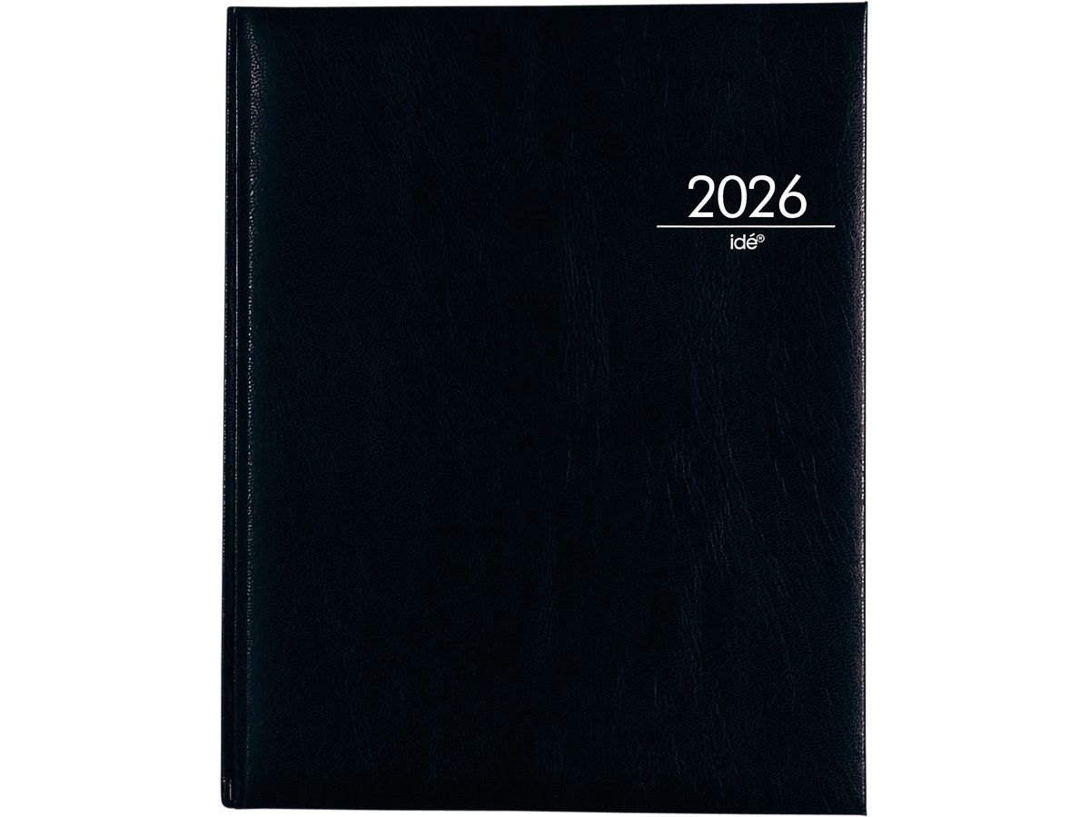 SIMPLEX Agenda Managertimer 2026 7008B2.26 1S/2P noir ML 20.8x25.8cm (7611468040656)