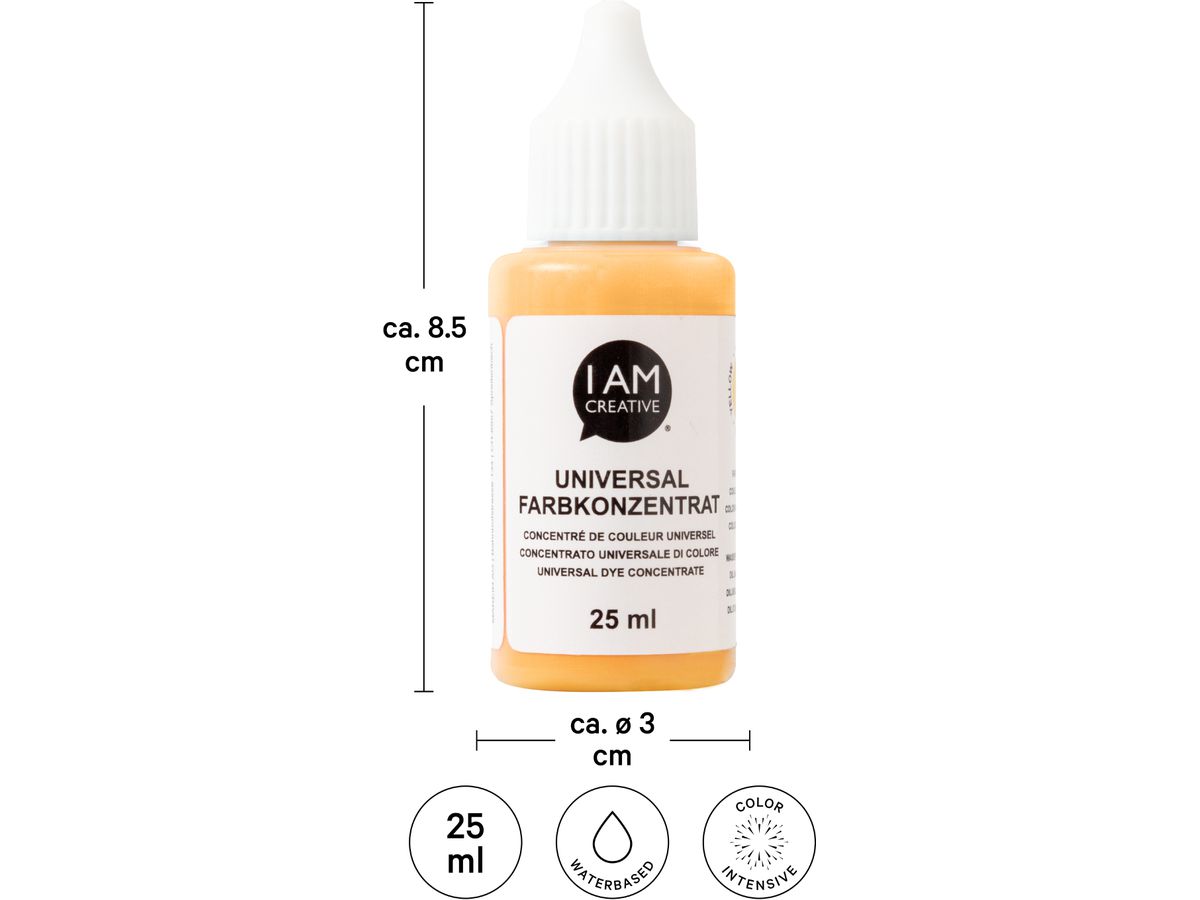 I AM CREATIVE Farbkonzentrat 25ml 2002.52 sonnengelb (7611983250929)