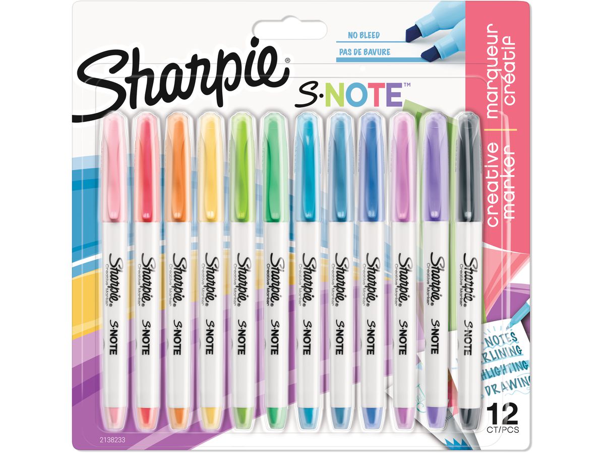 SHARPIE Kreativ-Marker 2138233 S-NOTE (3026981382338)