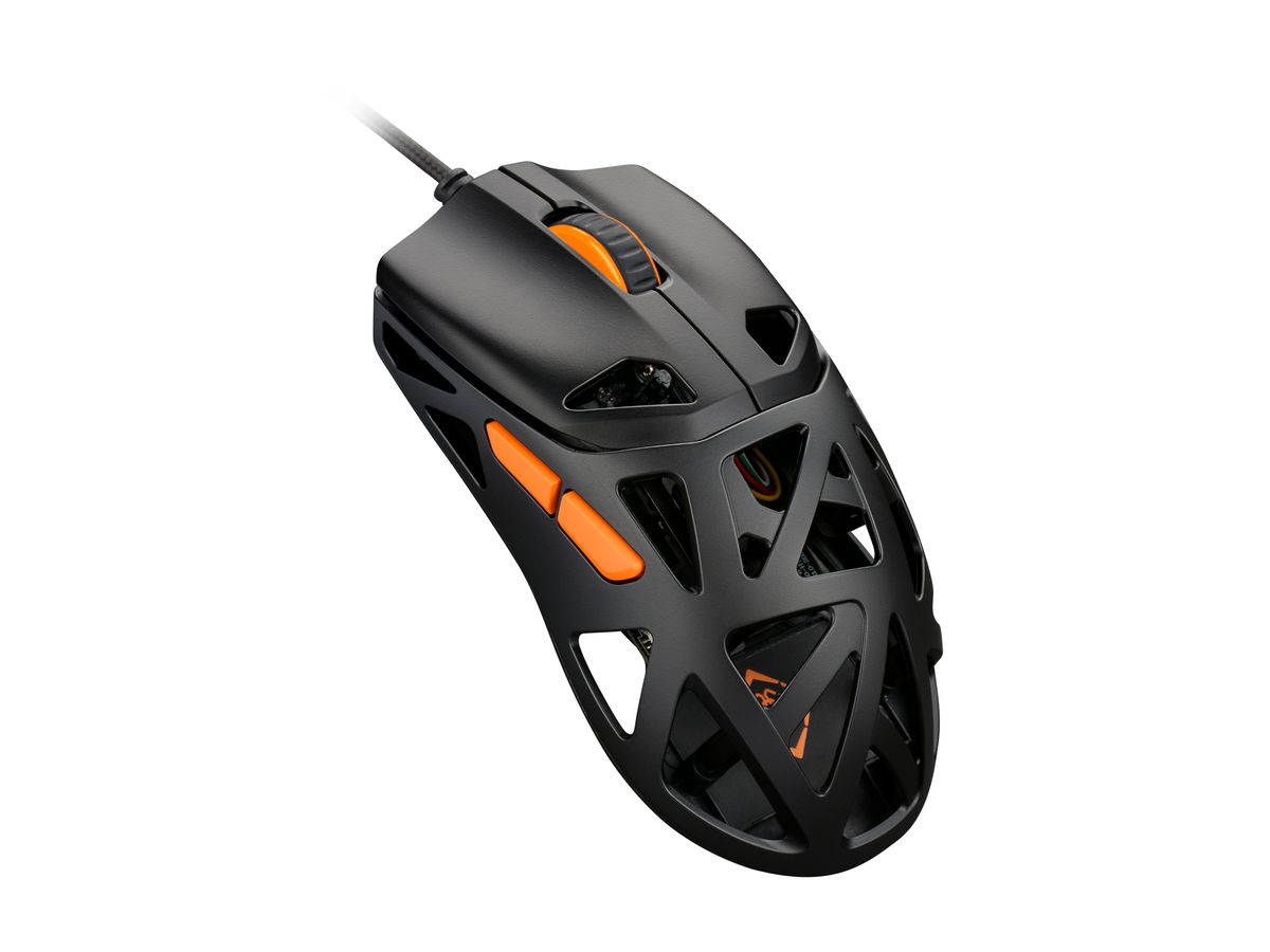 DELTACO Ultra-Lightweight Gam.Mouse GAM-187 Black, DM360, 12400 DPI (7333048070265)