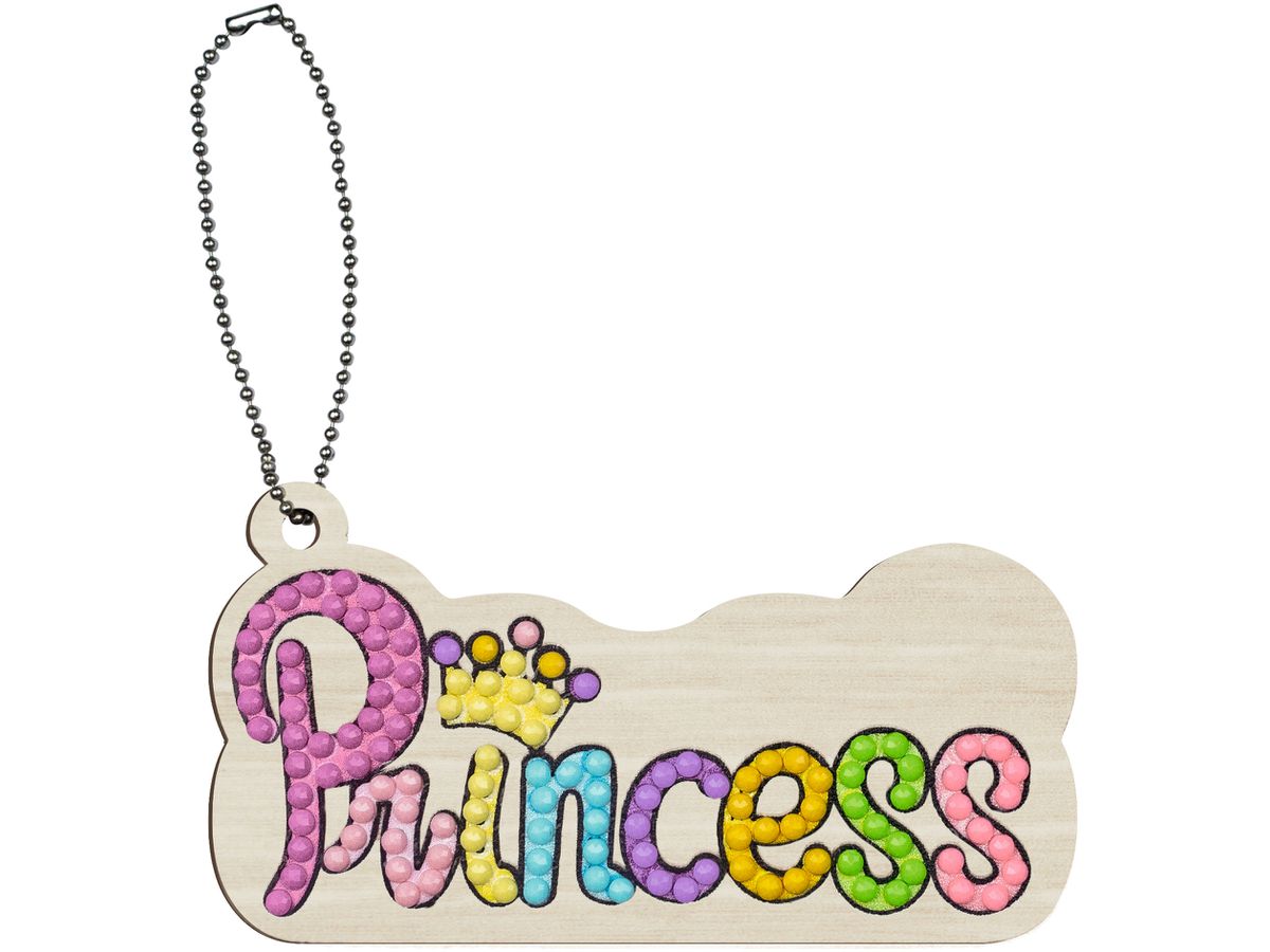 URSUS Diamond Sticker Princess 43510002 2 Karten, 2 Anhänger (4008525242871)