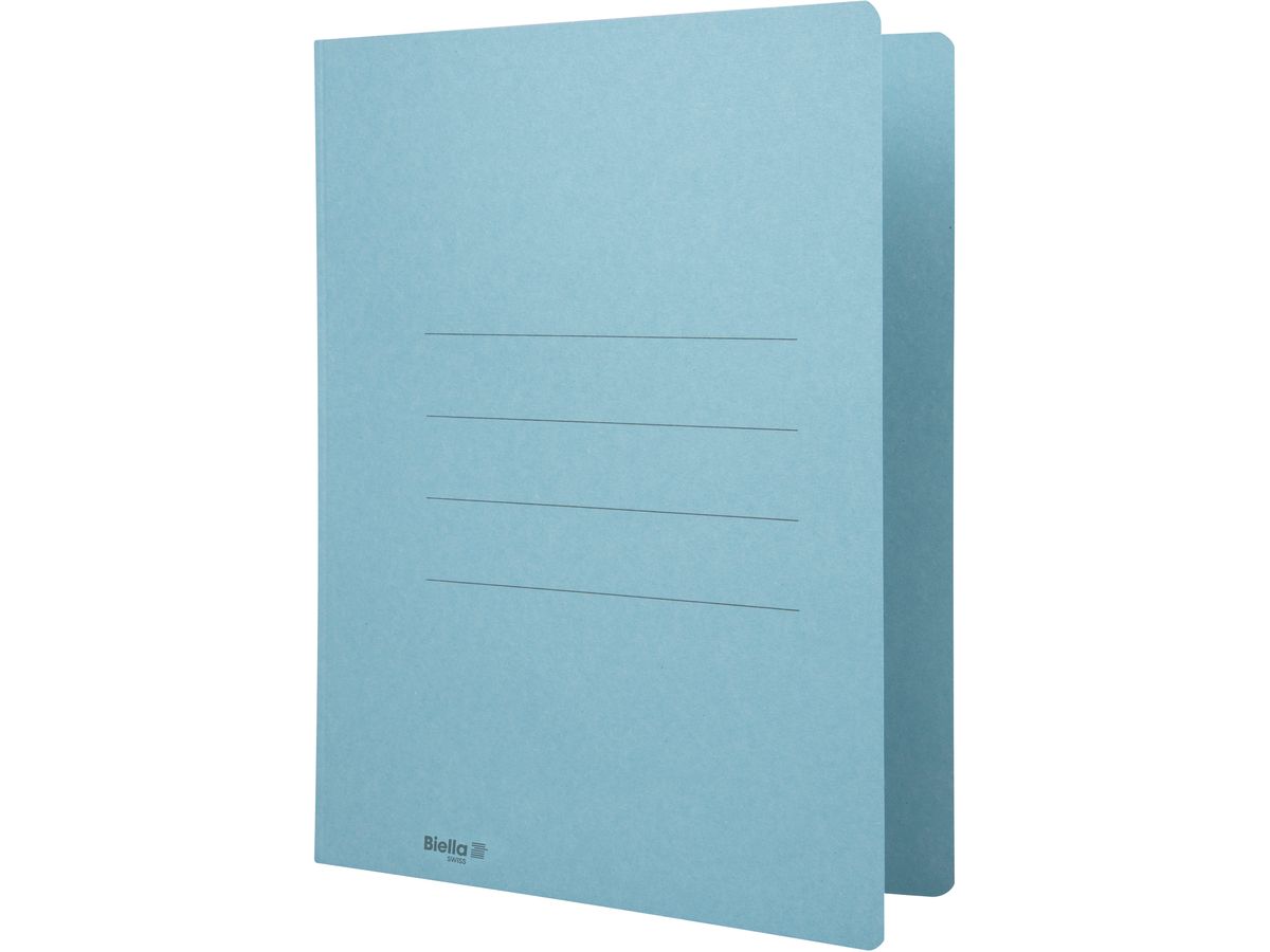 BIELLA Einlagemappe A4 25040005U blau 240g/m2 (7611365216543)