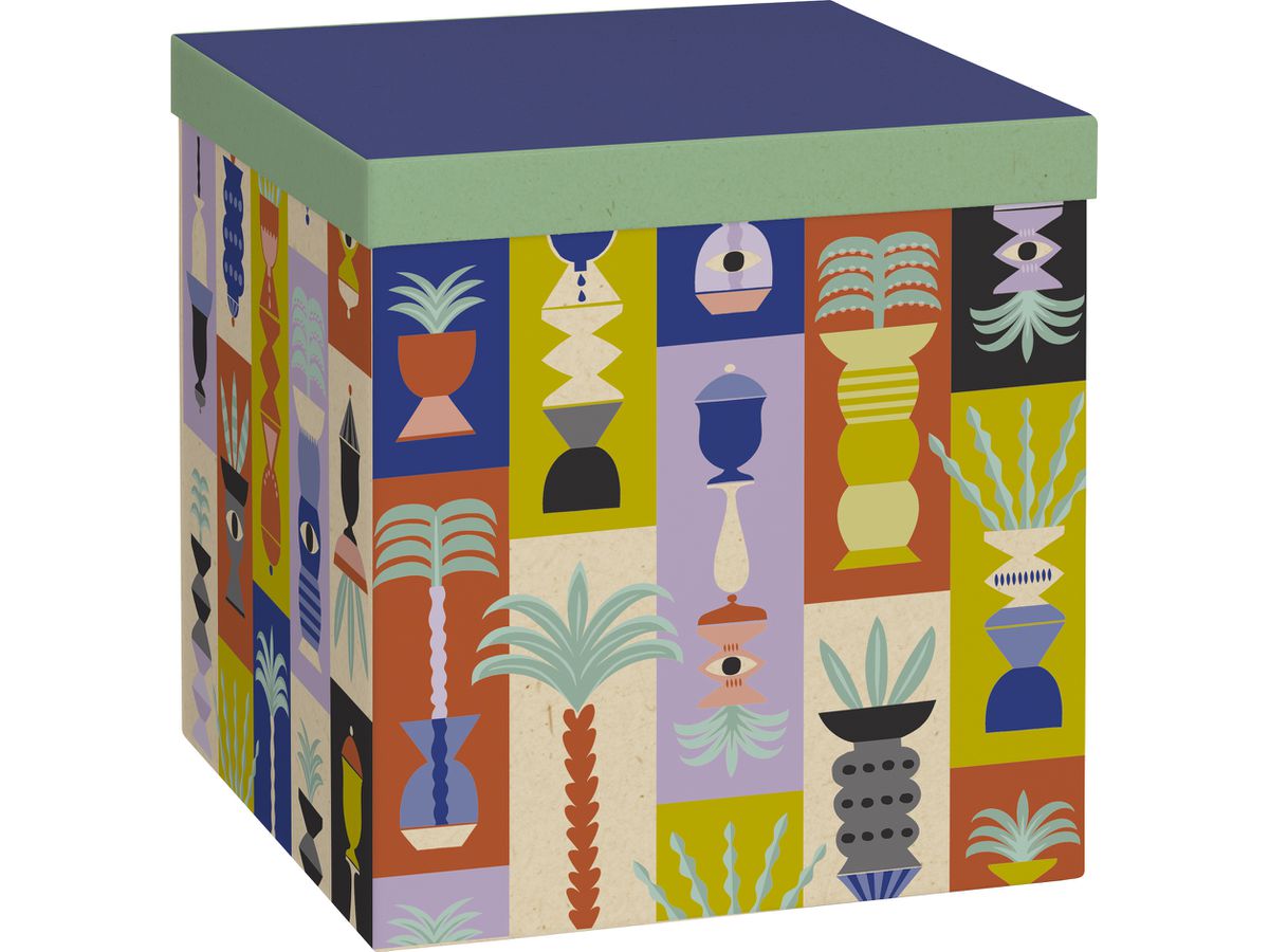 STEWO Geschenkbox Shani 2551520998 blau 23x23x24cm (7630050882009)