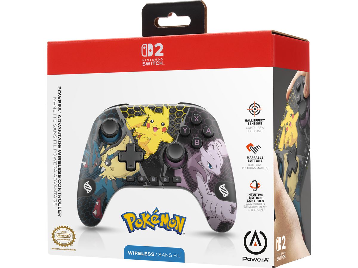POWER A Advantage Wireless Ctrl. NSGP0549 NSW2, Pokemon Mega Evolutions (0617885159817)