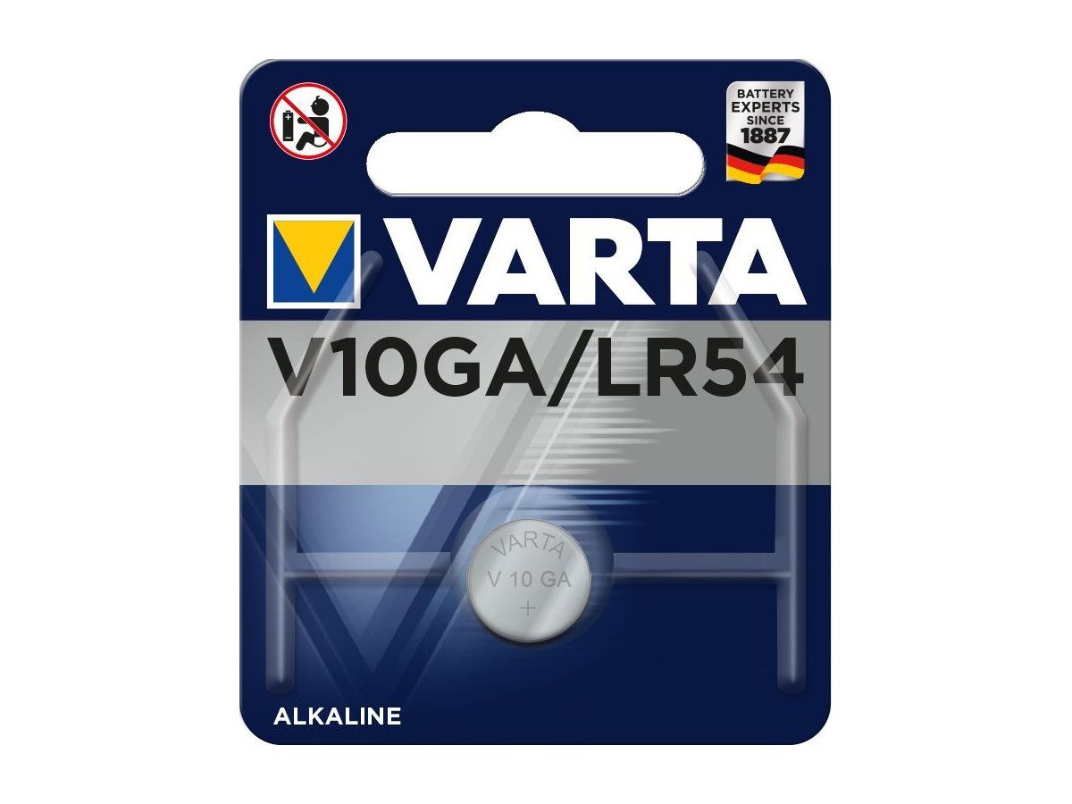 VARTA Knopfzelle V10GA,1,5V 4274101401 50 mAh 1 Stück (4008496297634)