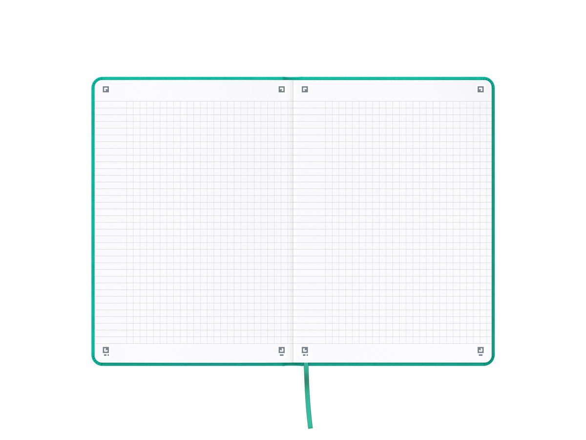 OXFORD Signature Notizbuch 400154868 A5, kariert 80 Blatt, ass. (3020120179803)