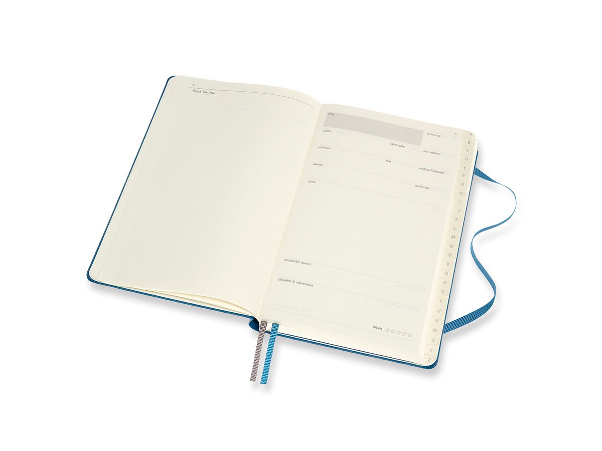 MOLESKINE Passion Journal 21,4x13,2cm 620244 bleu, 400 pages (8058647620244)
