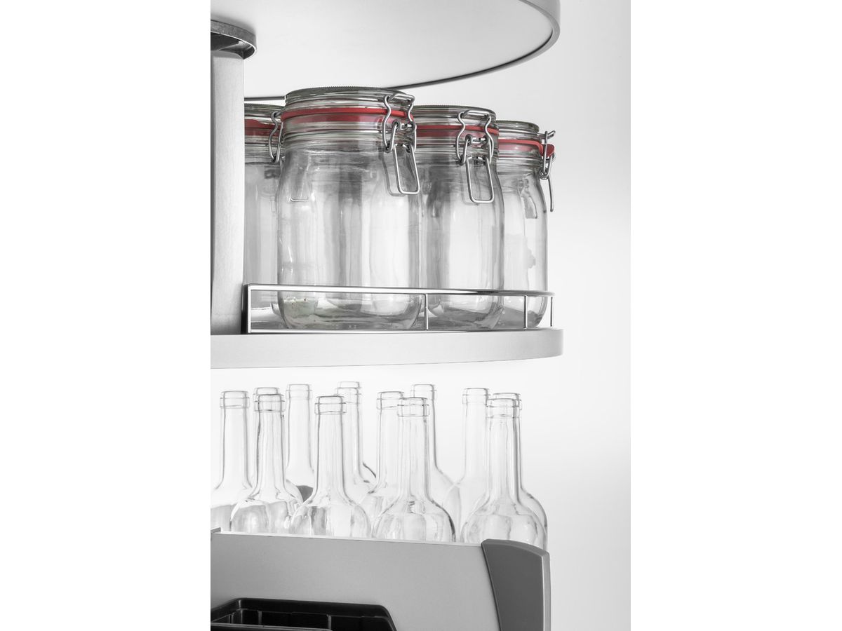 MOLL Colonna rotante MULTIFILE 486255 bianco, 5 piani 80x80x195cm (4042984213065)