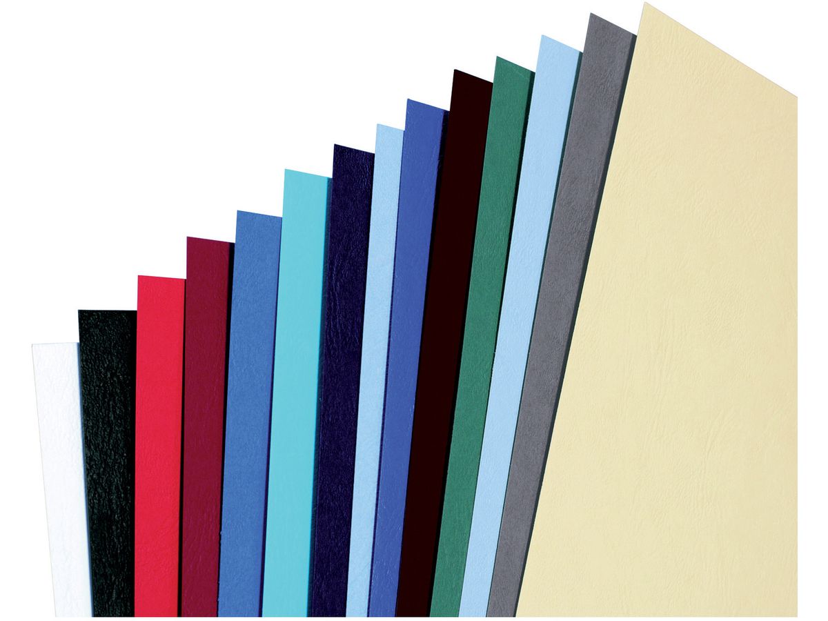 GBC Einbanddeckel A4 CE040010 schwarz, 250g 100 Stück (8019152803317)