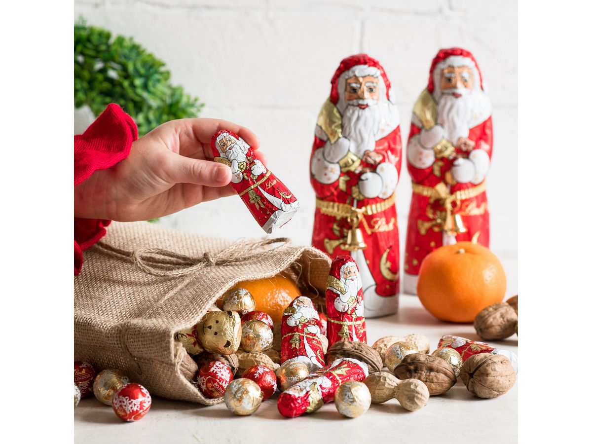 LINDT Babbo Natale Mini Latte 677103 Lattina 700g (4000539771033)