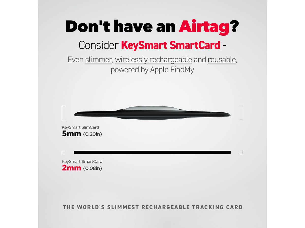 KEYSMART SlimCard KS505-BLK-2PK Black, 2 Pack (0810024055326)