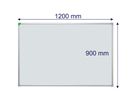 FRANKEN Tableau blanc 90x120 cm SC929012 U-Act!Line, acier émaillé (4016946224024)
