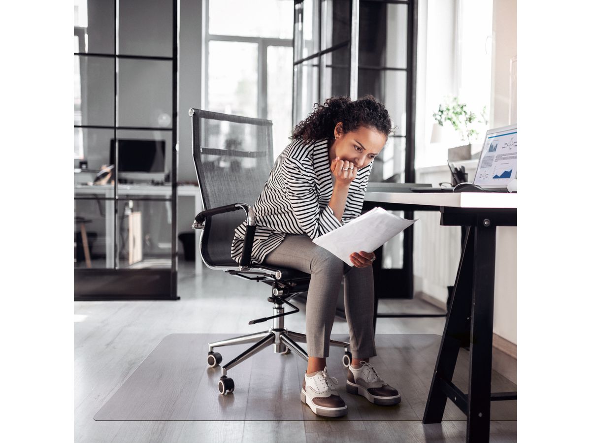 NOVOOO Bodenschutzmatte 116x150cm ECCMFLPS0010 Polycarbonat, für Hartböden (7630006772439)