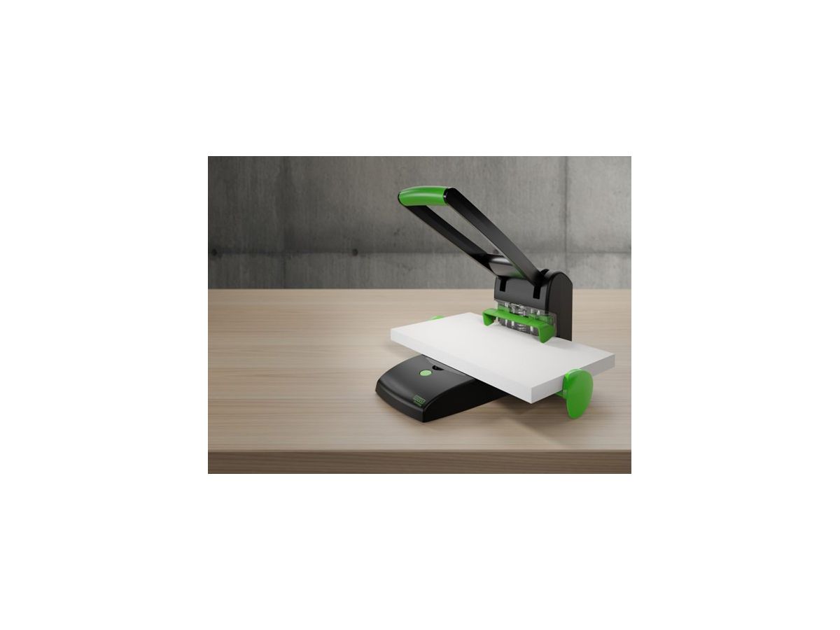 NOVUS Blocklocher B 2200 re+new B2200 025065 schwarz/grün 200 Blatt (4009729077962)