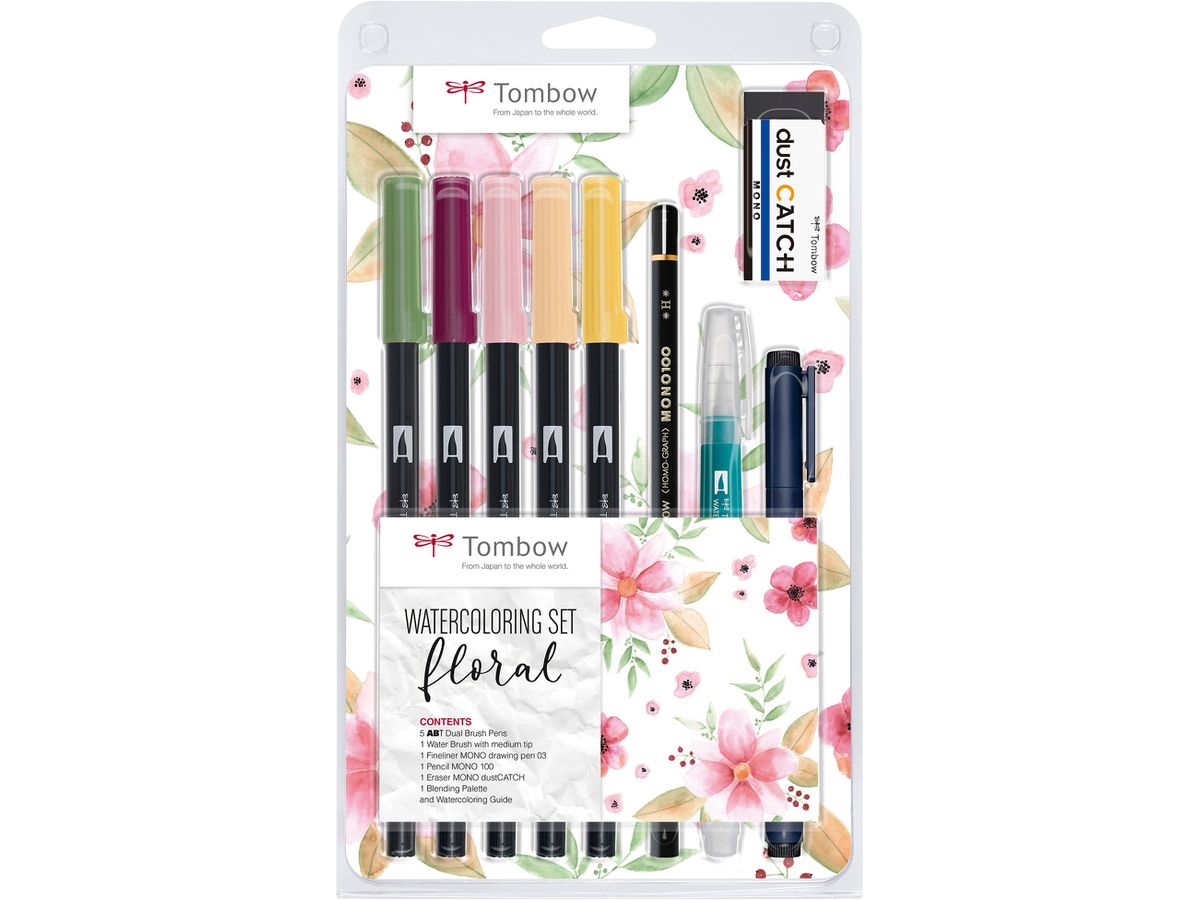 TOMBOW Watercolor Set WCS-FL Floral 10-tlg. (4003198130272)
