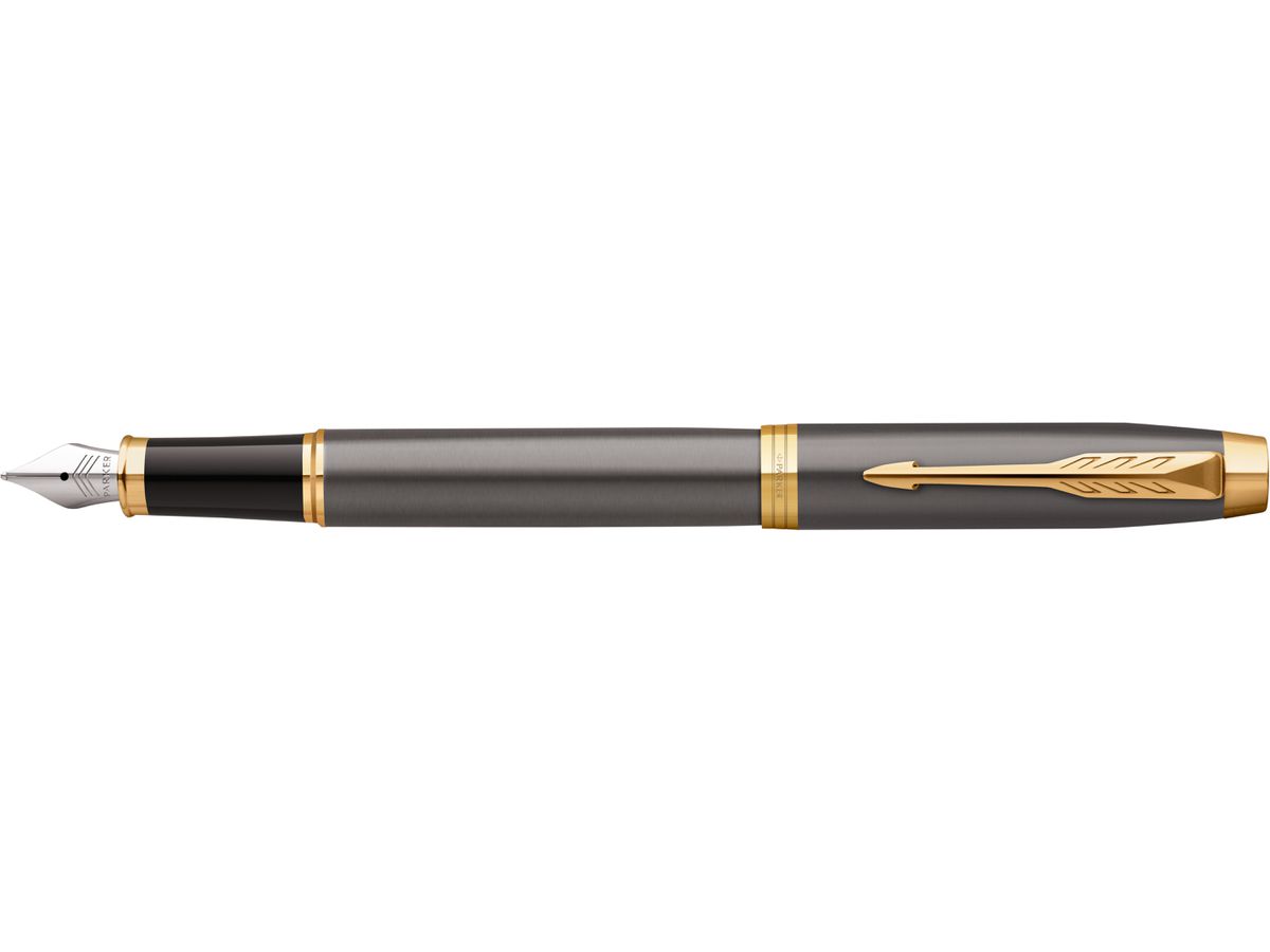 PARKER Stylo plume M 2213777 IM Grey GT (3026982137777)