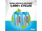 VINNIC USB Rech. Batt. C Type-C VPRB-UCC-2PC 3000mAh,Case,2pcs. (4898338020397)