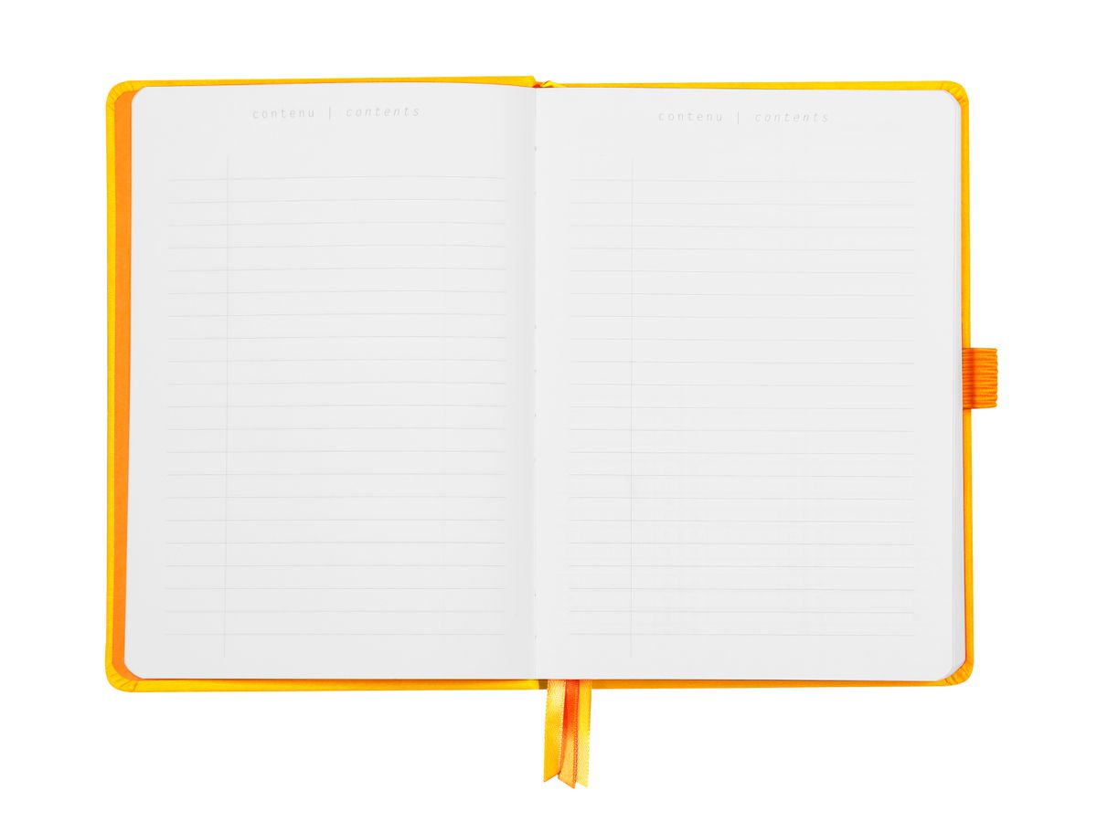 RHODIA Goalbook Carnet A5 118585C Hardcover jaune 240 f. (3037921185858)