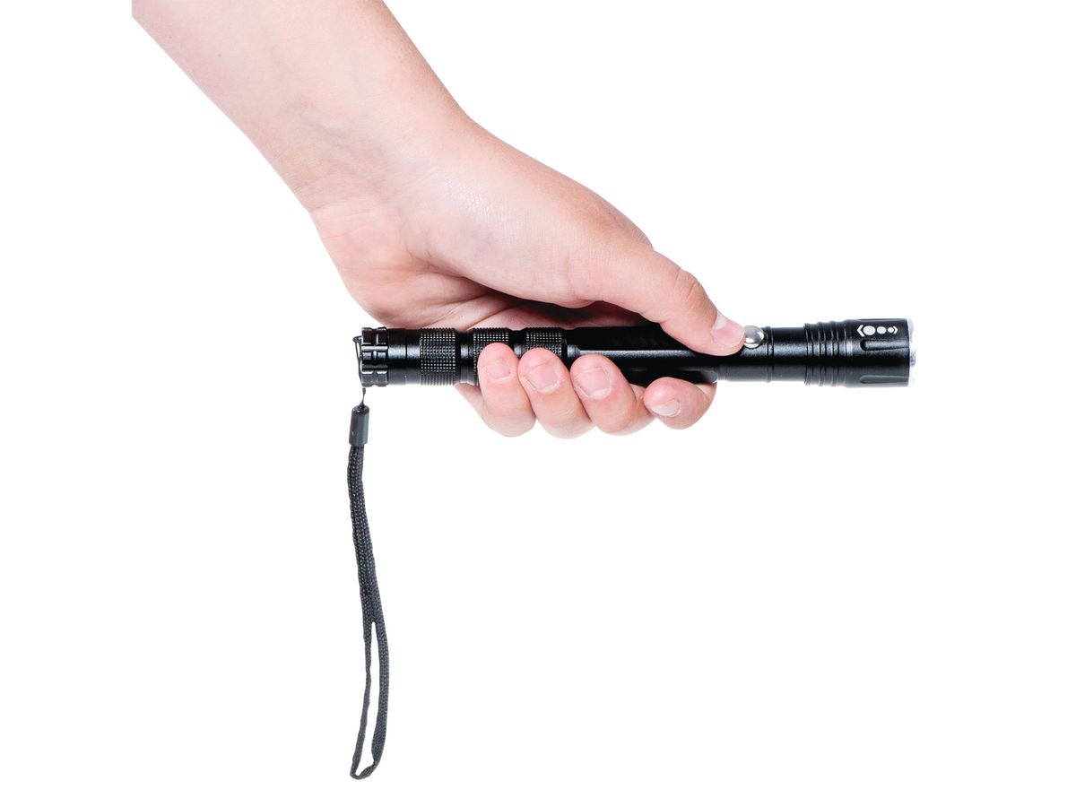 MAUL LED-Taschenlampe MAULdion 0.5W 4.12 schwarz, 30000h, 20lum (4002390066198)