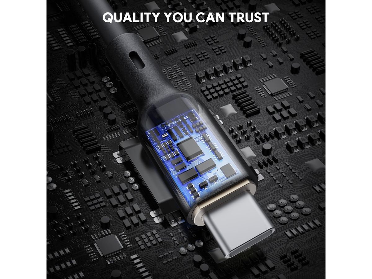 AUKEY Cable USB-C-to-C CB-SCC242 Silicone, 1.8m 240W (0689323787272)