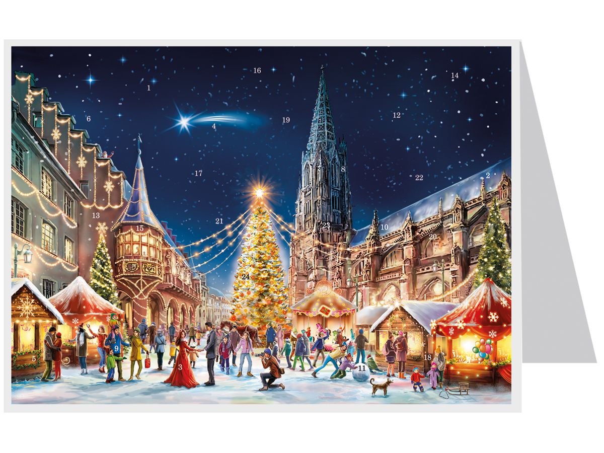 SELLMER Cartes calendrier avent C6 4340 Fribourg (4025985043404)