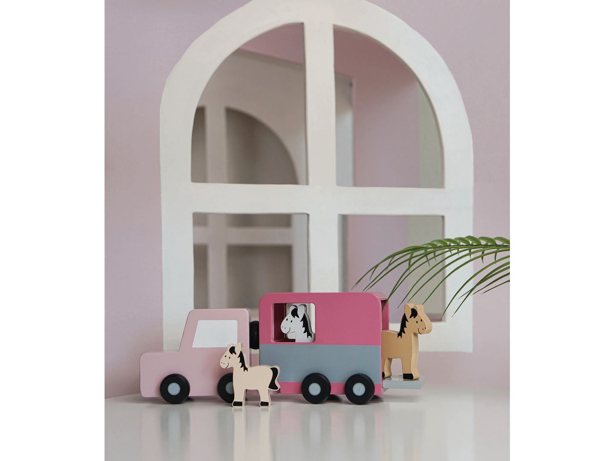 JABADABADO Horse trailer W7170 28x9x12cm (7332599071707)