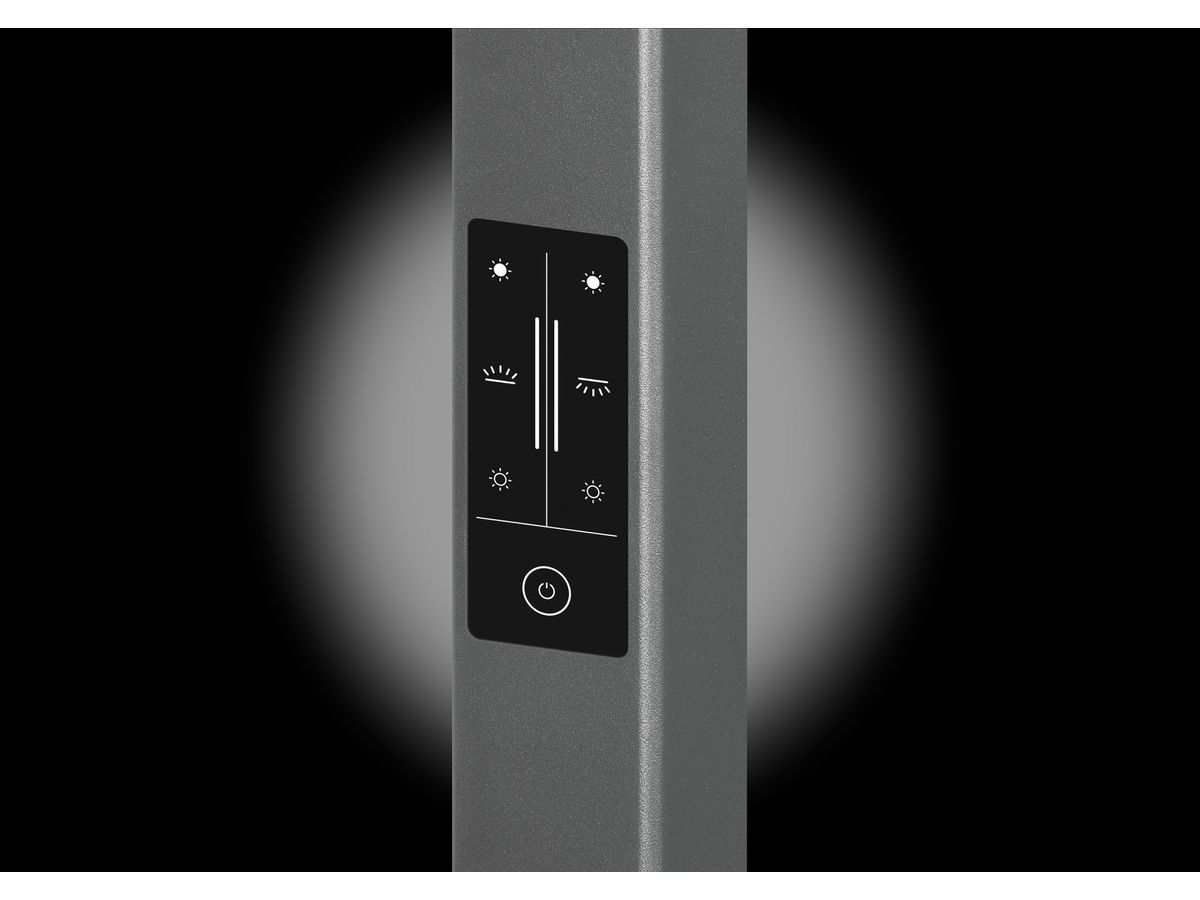 HANSA Lampada a stelo Saphir Plus 41-5011.302 antracite (7612176094061)