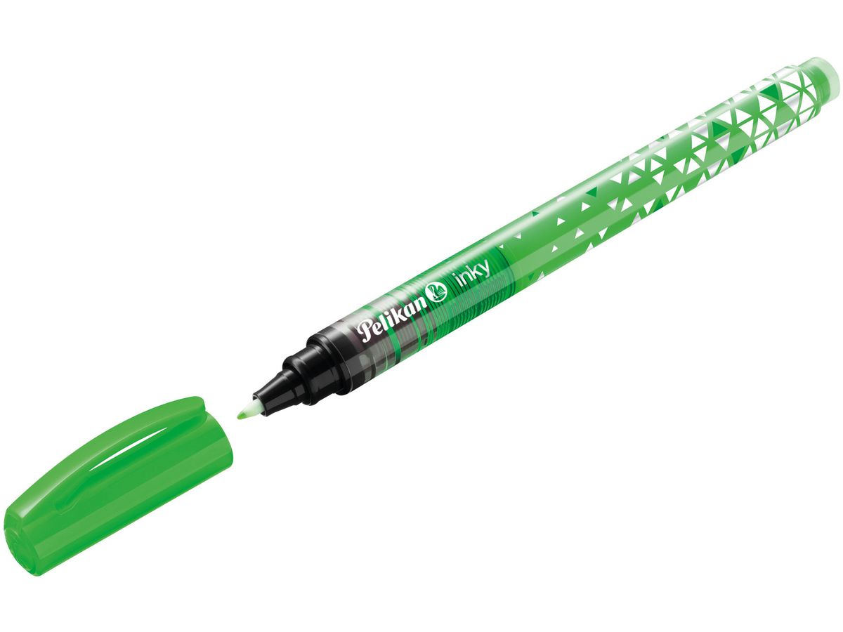 PELIKAN Tintenschreiber inky 0.5mm 817301 Neon Grün (4012700100320)