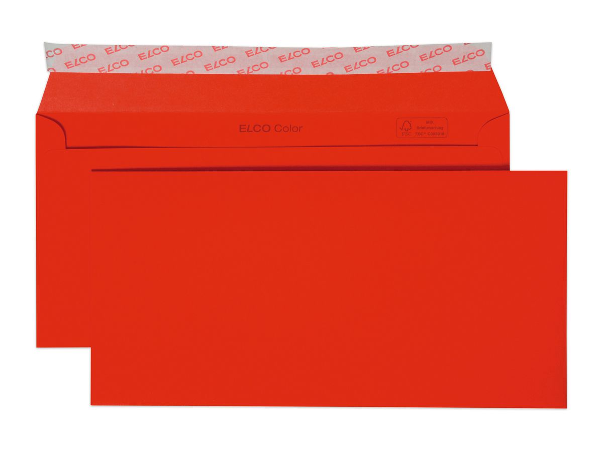 ELCO Couvert Office o/Fenster C5/6 74617.92 100g, rot 25 Stück (7610425328905)