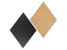 SECURIT Chalk/Cork Lavagna DIAMANT FB-CB-DIA 7 pezi 33.2x22.4x2cm (8719075286609)