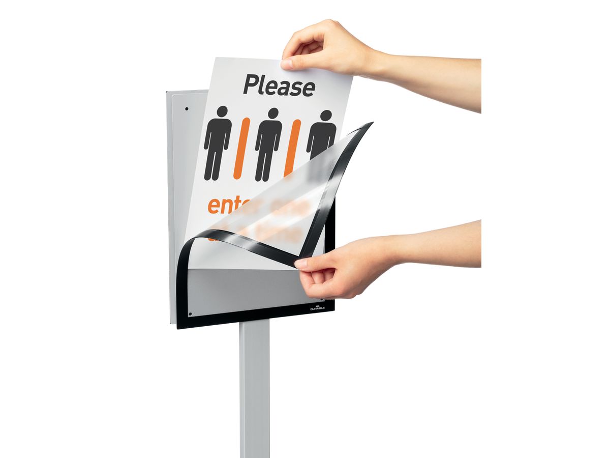 DURABLE Bodenständer BASIC A3 501357 grau (4005546730332)