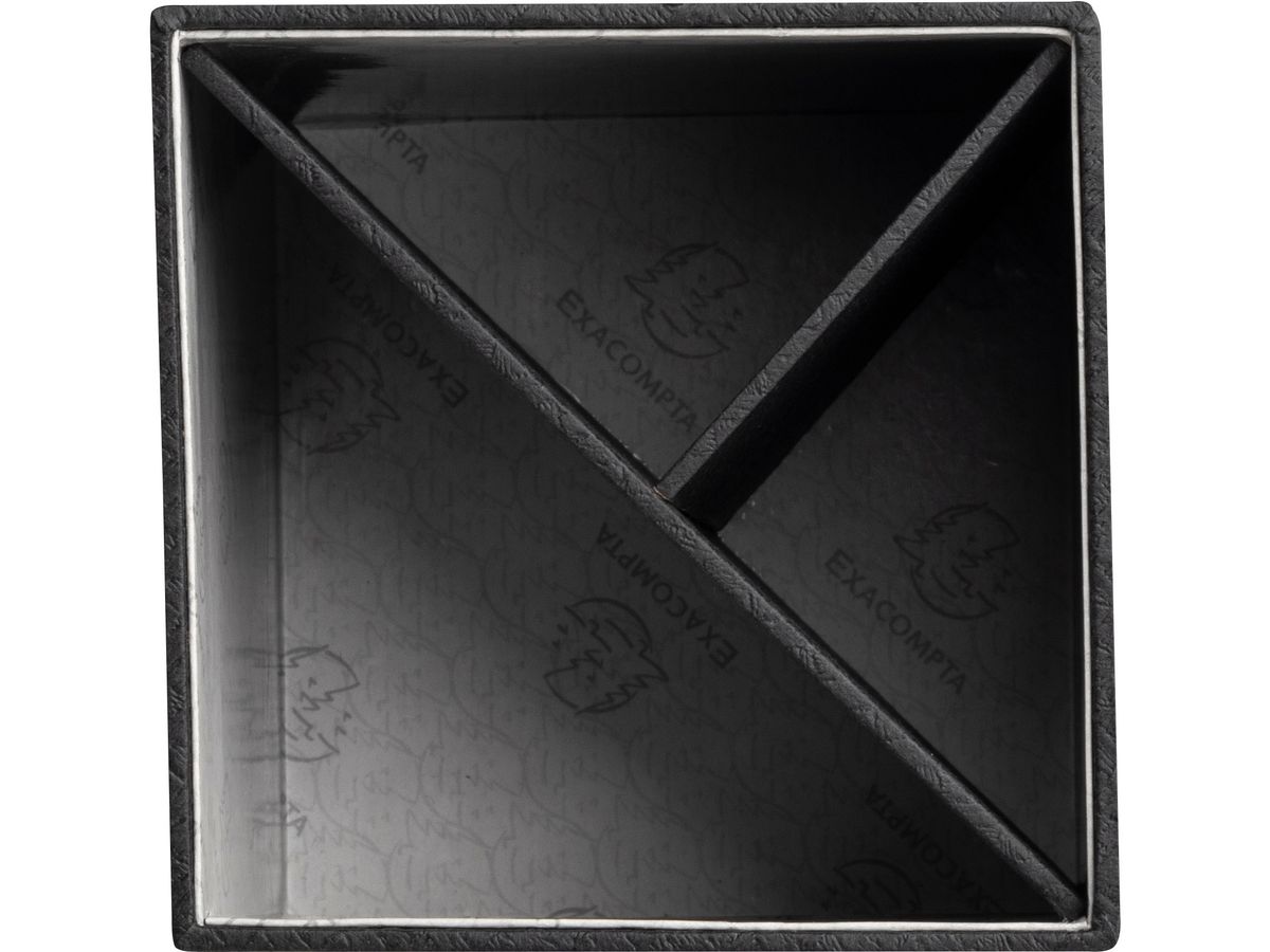 EXACOMPTA Portapenne OfficeByMe 67601E 3 scompartimenti, nero (3130630676010)